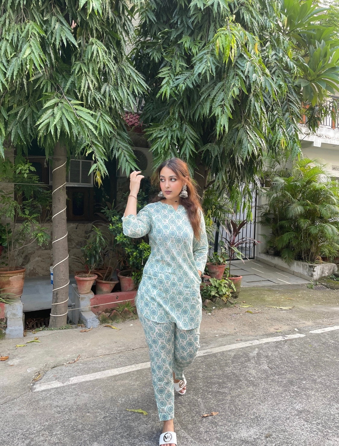 Printed Kurta Pant Co-ord Set- Savistudio