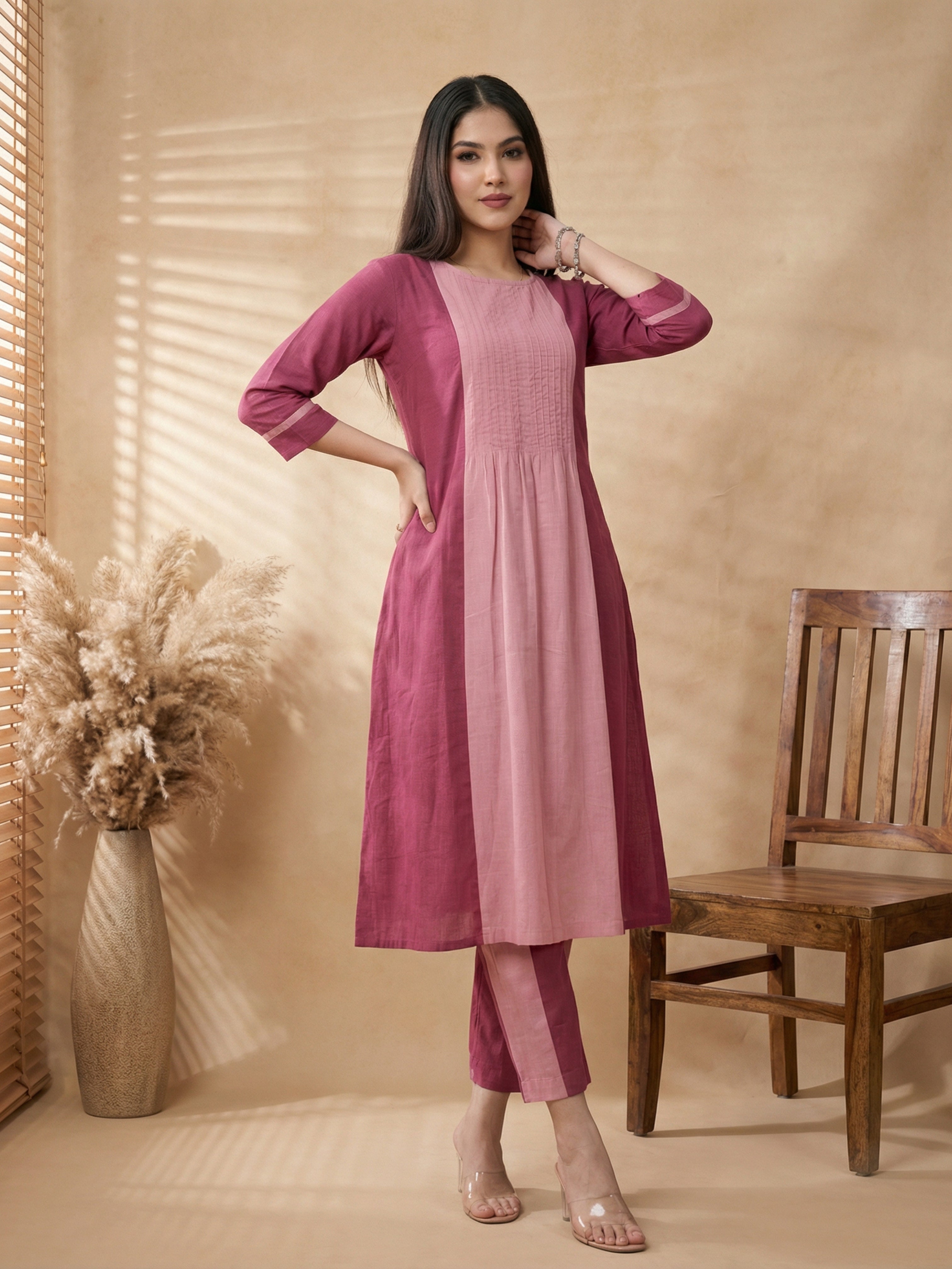 Blush Whimsy Cotton Co-ord Set