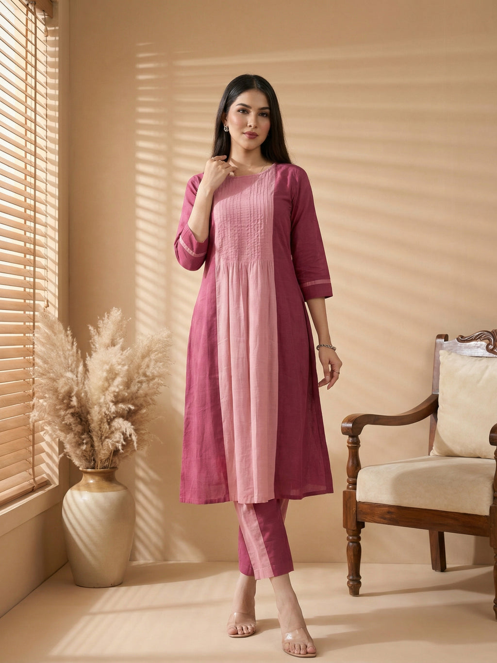 Blush Whimsy Cotton Co-ord Set
